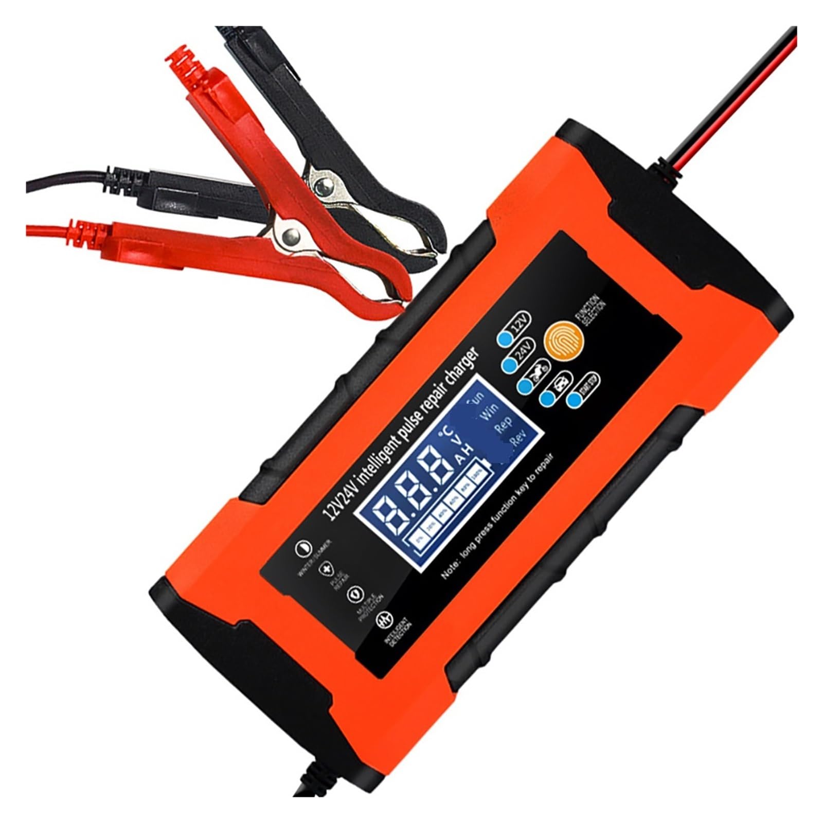 Cargador Baterias Portatil 12v 24v 10a