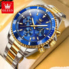 Reloj Olevs Azul Oro
